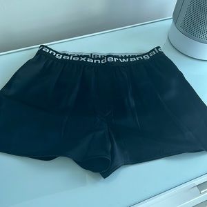 Alexander Wang silk womens shorts with pockets ( run large )